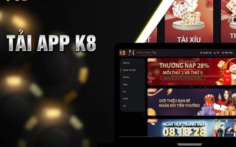 Tải app K8bet và cài đặt ứng dụng trên smartphone rất dễ dàng